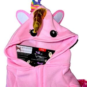 Adorable, unicorn, dog costume Large (see size chart) 🐶😍